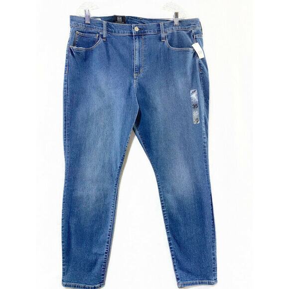 Gap Denim Jeggings Jeans Men's Size 35/20R Mid Rise Denim New With Tags - Picture 2 of 9